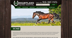 Desktop Screenshot of heartlandequinehospital.com